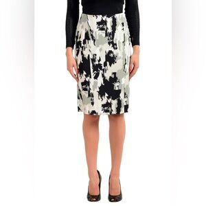 Hugo Boss Women’s Vepina Abstract Multi-Color Straight Pencil Skirt Size 6